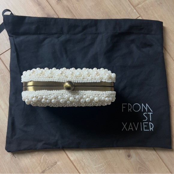 From St. Xavier Pearl Box Clutch - Picture 2 of 4